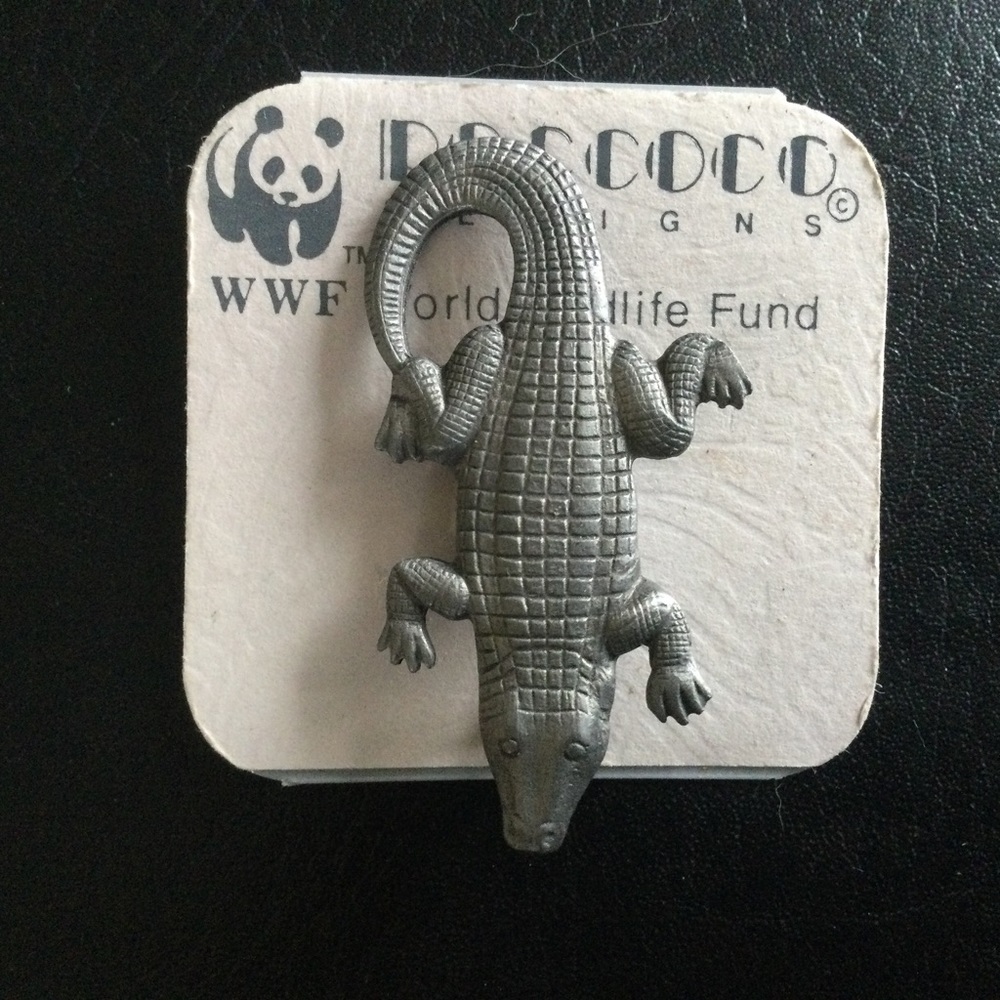 Rococco Crocodile Brooch